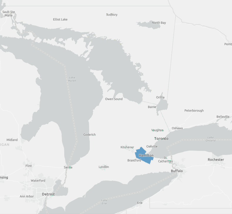 region map